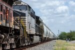 NS 3635 trails on a westbound